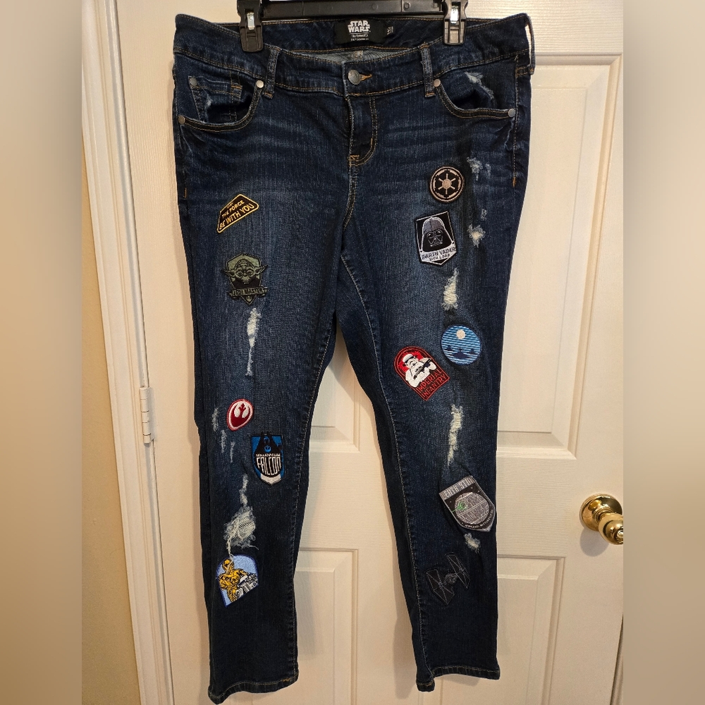 Torrid Star Wars Patch Boyfriend Jeans